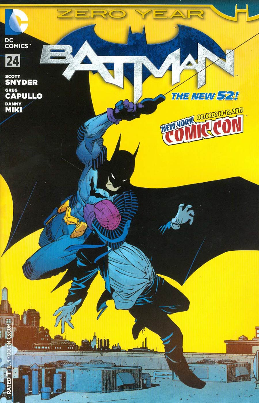 Batman Vol 2 #24 Cover F Year Zero 2013 New York Comic-Con Exclusive Variant Cover (Batman Zero Year Tie-In)