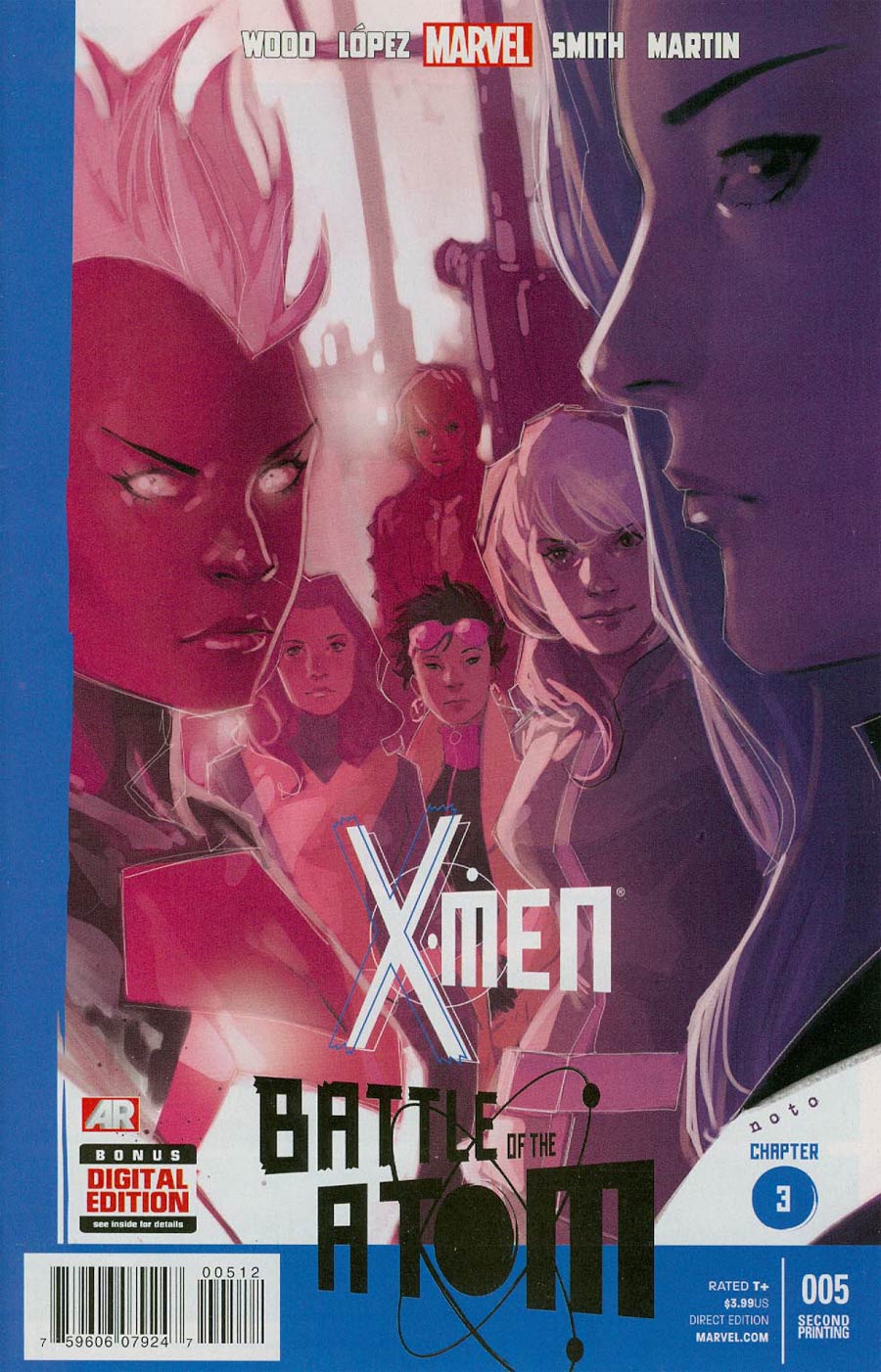 X-Men Vol 4 #5 Cover E 2nd Ptg Phil Noto Variant Cover (Battle Of The Atom Part 3)