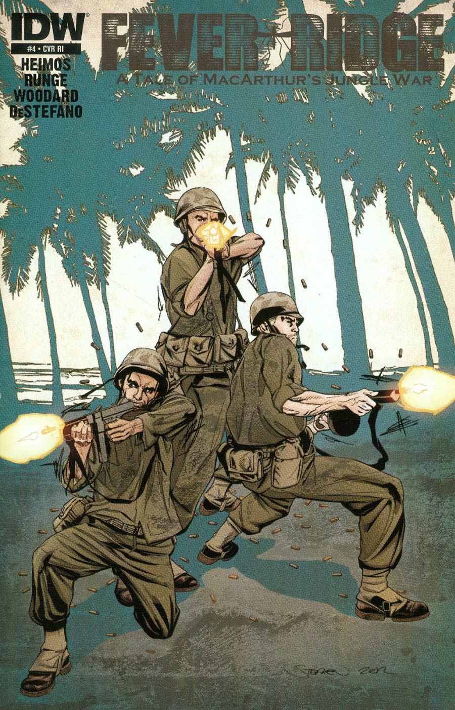 Fever Ridge A Tale Of MacArthurs Jungle War #4 Cover B Incentive Stephen Mooney Variant Cover