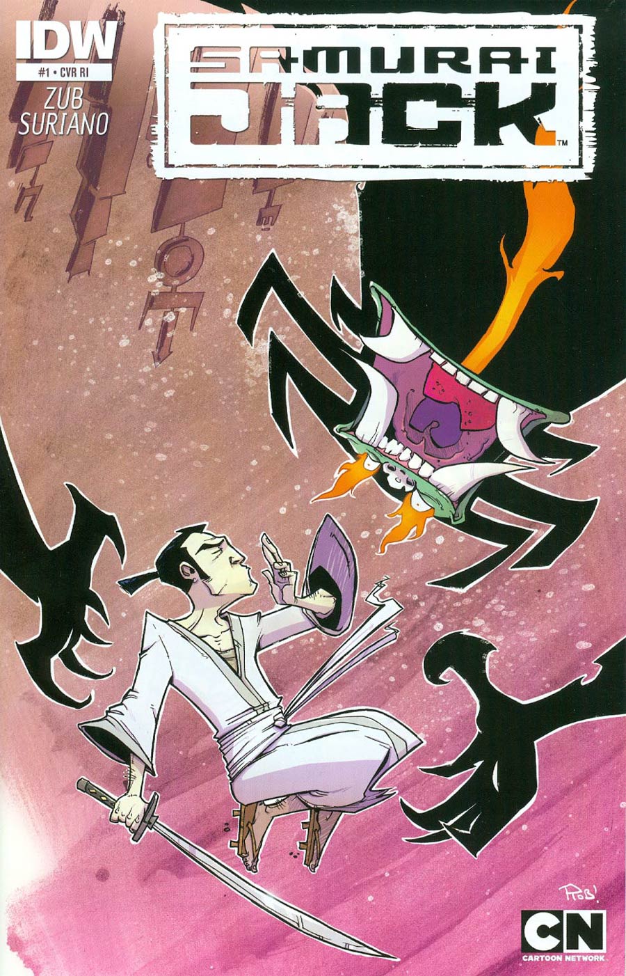 Samurai Jack #1 Cover C Incentive Rob Guillory Variant Cover