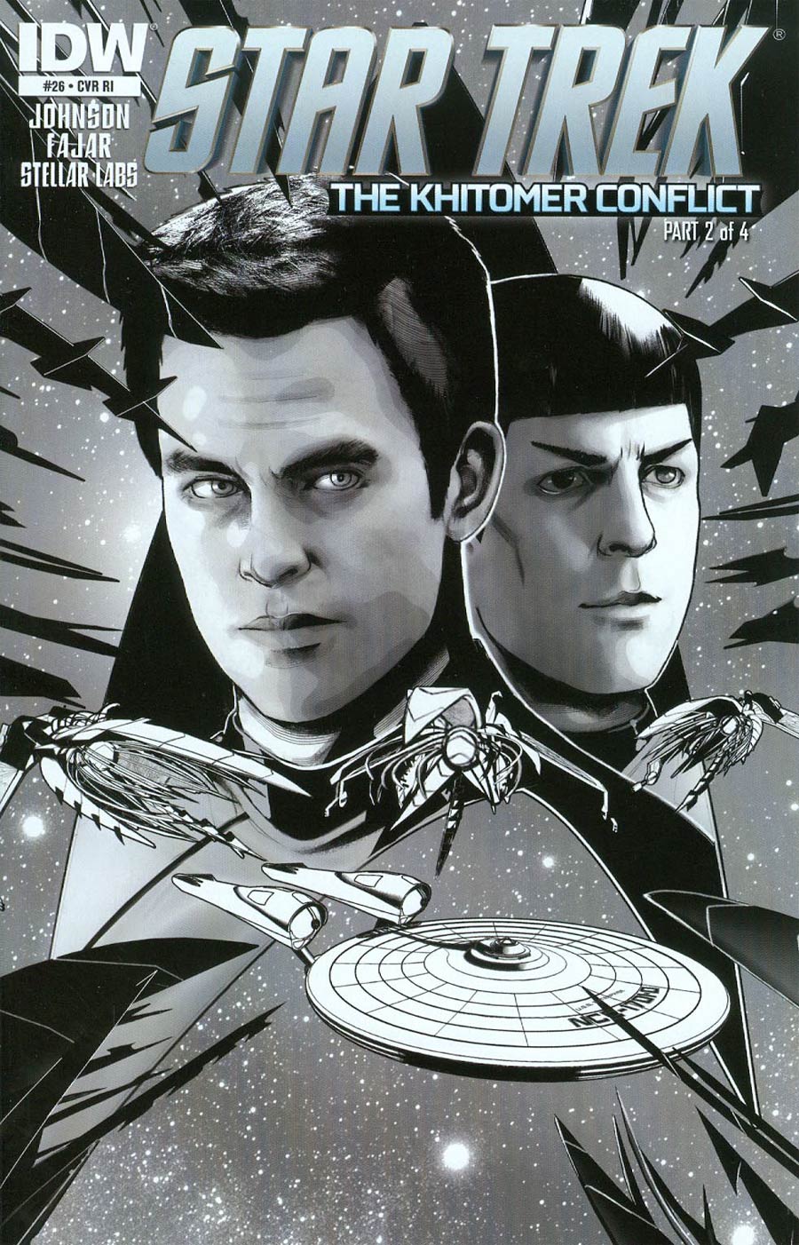 Star Trek (IDW) #26 Cover C Incentive Erfan Fajar Sketch Cover