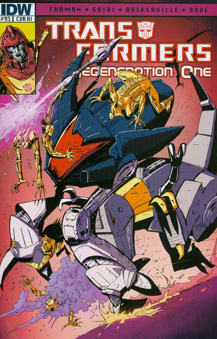 Transformers Regeneration One #95 Cover C Incentive Geoff Senior Variant Cover