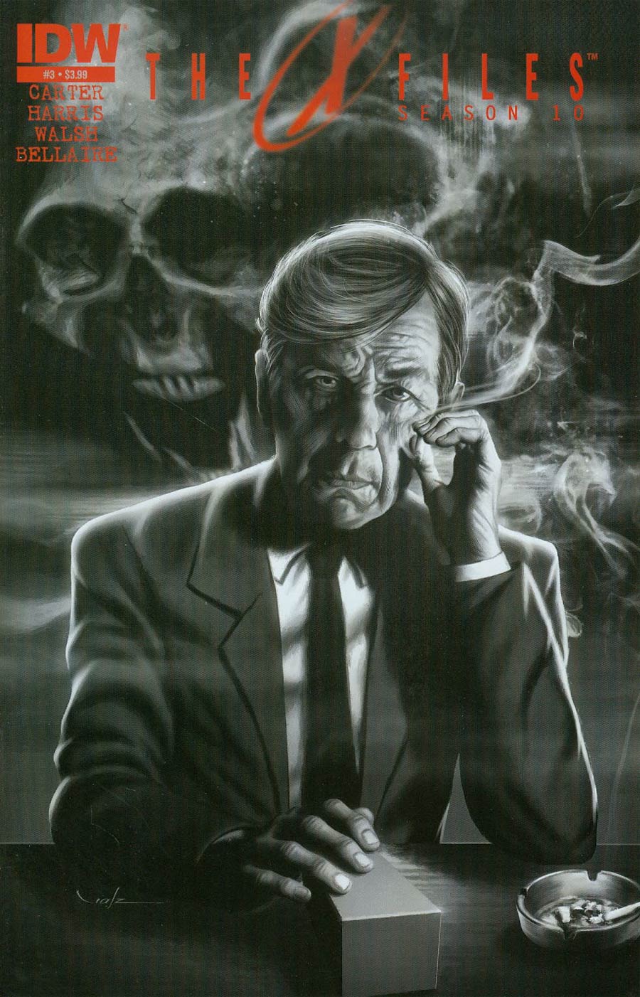 X-Files Season 10 #3 Cover E 2nd Ptg Carlos Valenzuela Cover