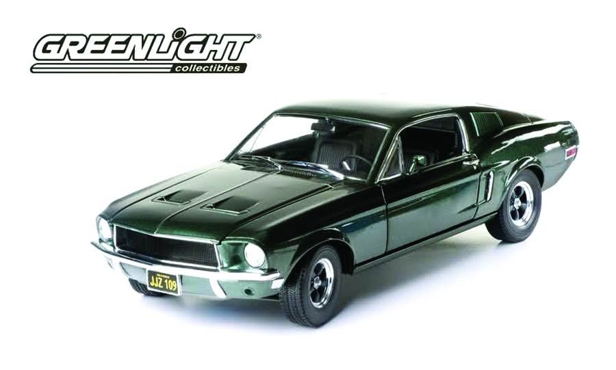 Bullitt 1968 Mustang GT Fastback 1/18 Scale Die-Cast