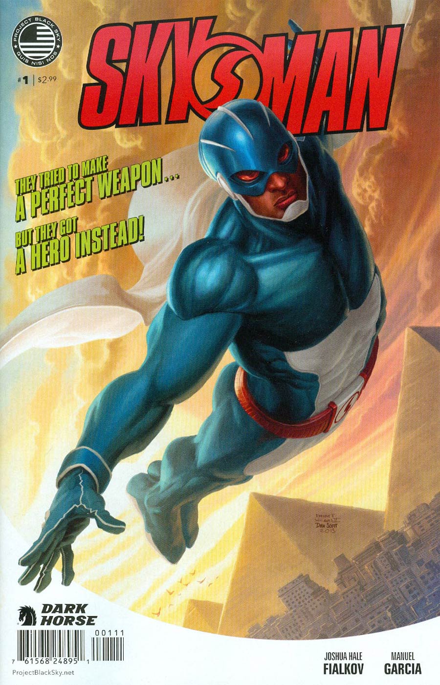 Skyman #1 Cover A Regular Freddie Williams II Cover