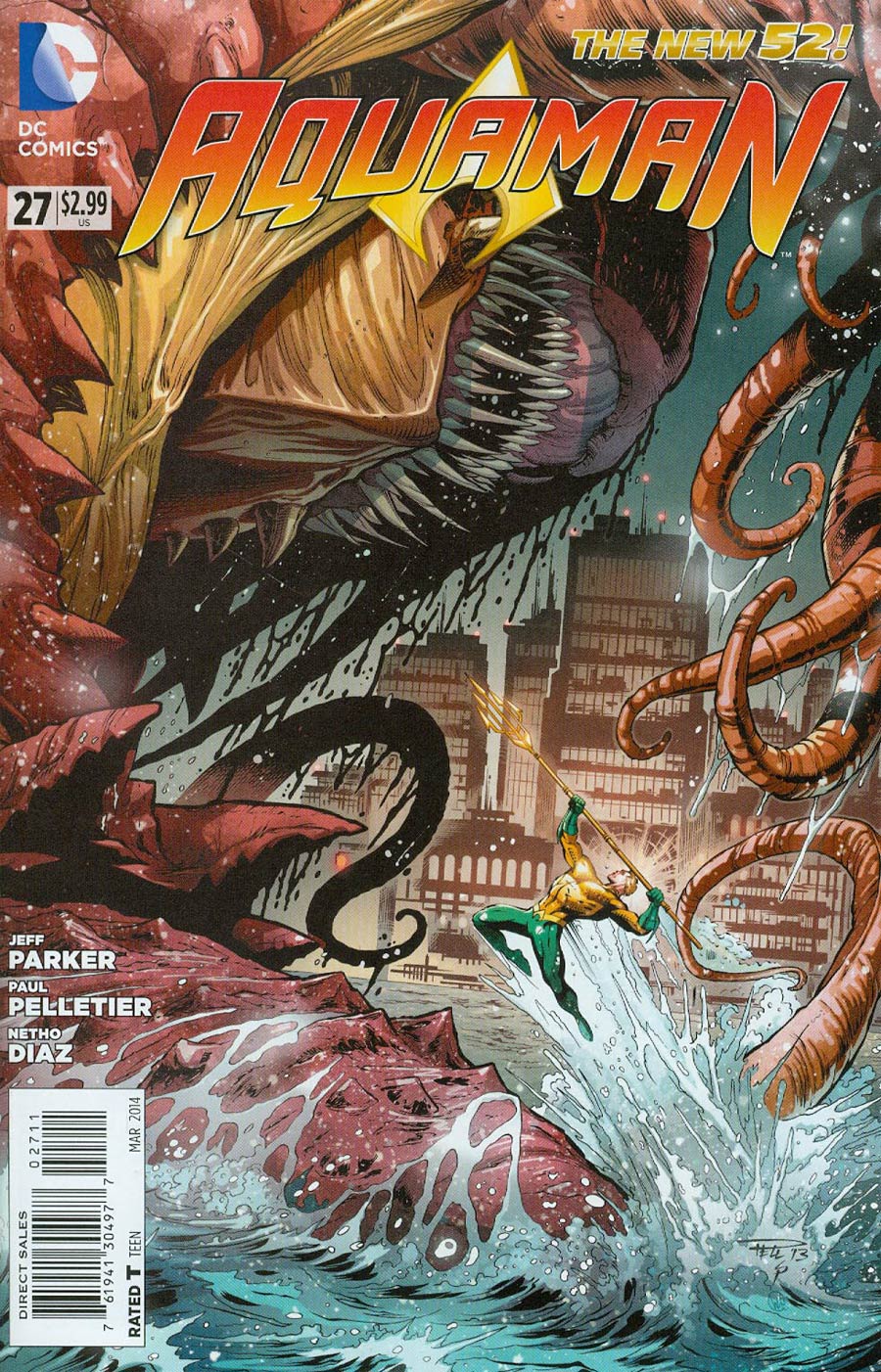 Aquaman Vol 5 #27 Cover A Regular Paul Pelletier Cover