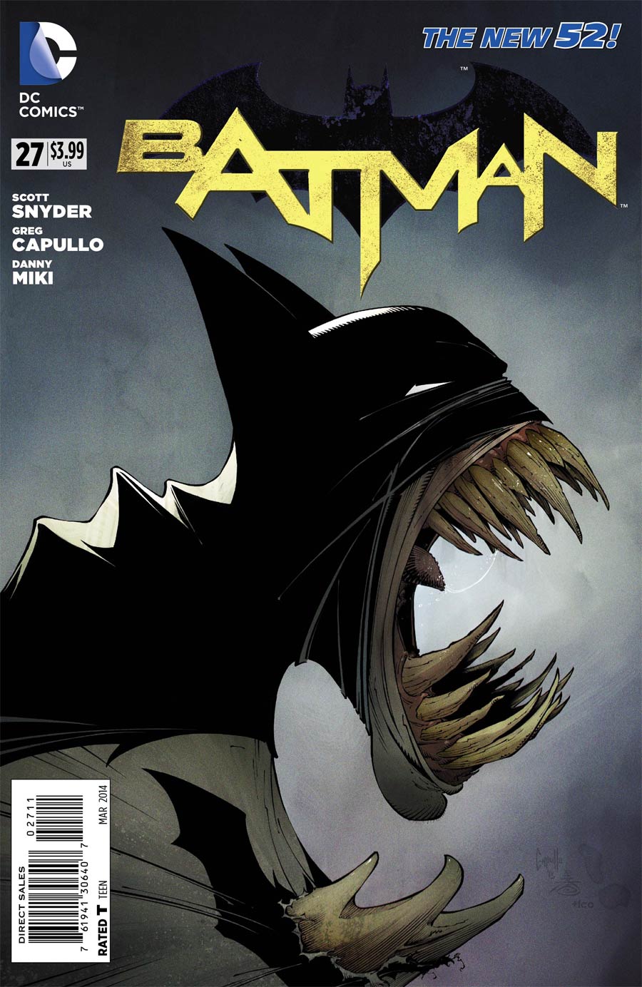 Batman Vol 2 #27 Cover A Regular Greg Capullo Cover (Zero Year Tie-In)