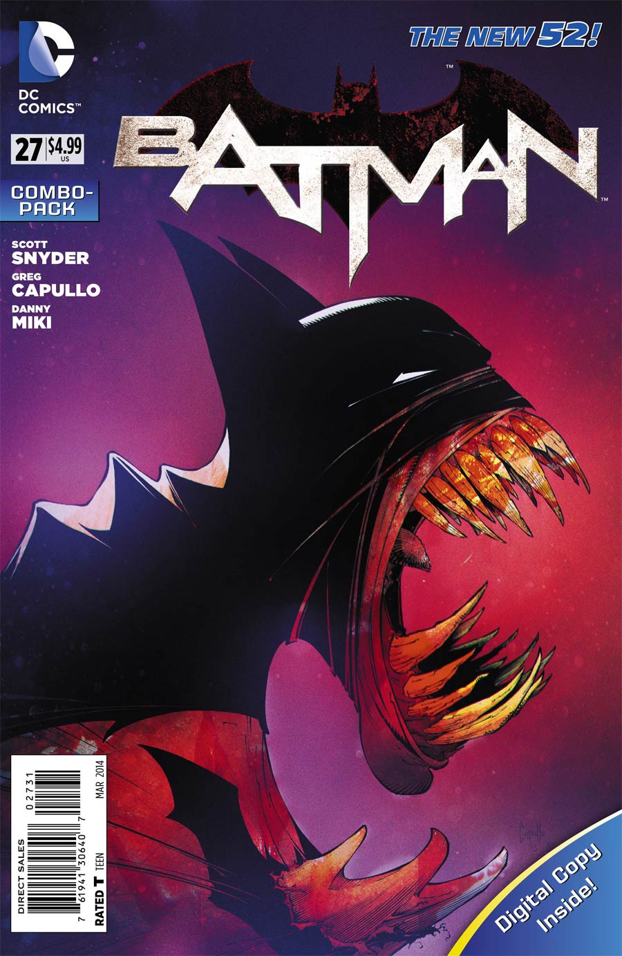 Batman Vol 2 #27 Cover B Combo Pack With Polybag (Zero Year Tie-In)