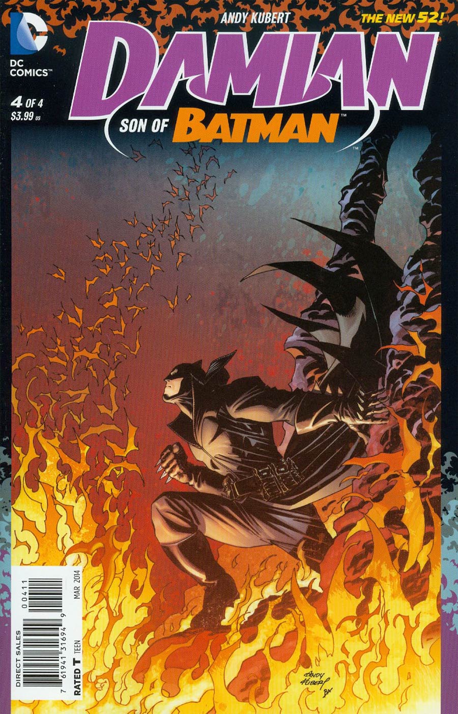 Damian Son Of Batman #4 Cover A Regular Andy Kubert Cover