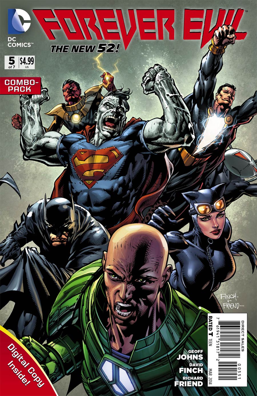 Forever Evil #5 Cover B Combo Pack With Polybag