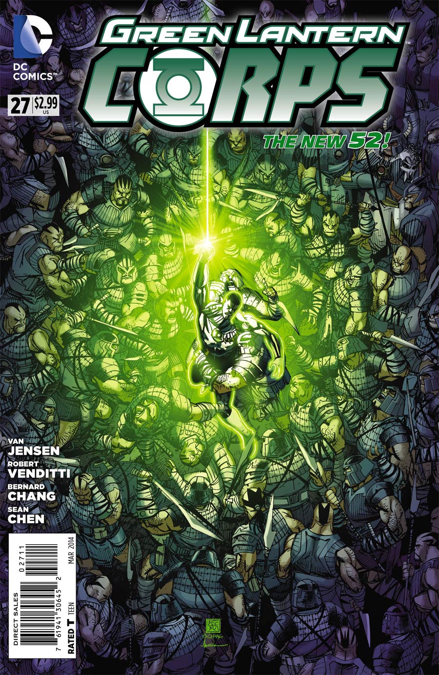 Green Lantern Corps Vol 3 #27 Cover A Regular Bernard Chang Cover