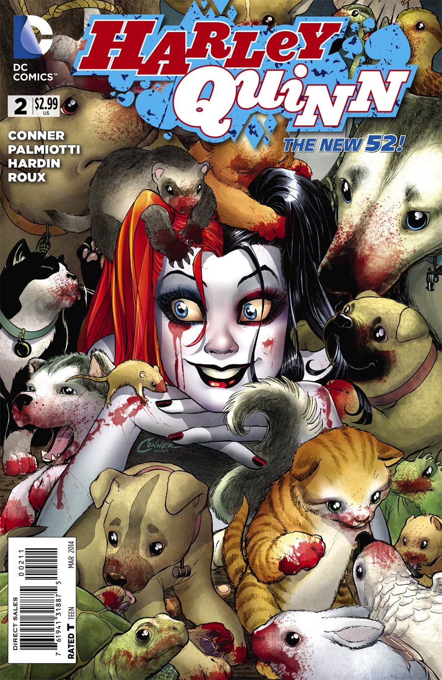 Harley Quinn Vol 2 #2 Cover A 1st Ptg Regular Amanda Conner Cover