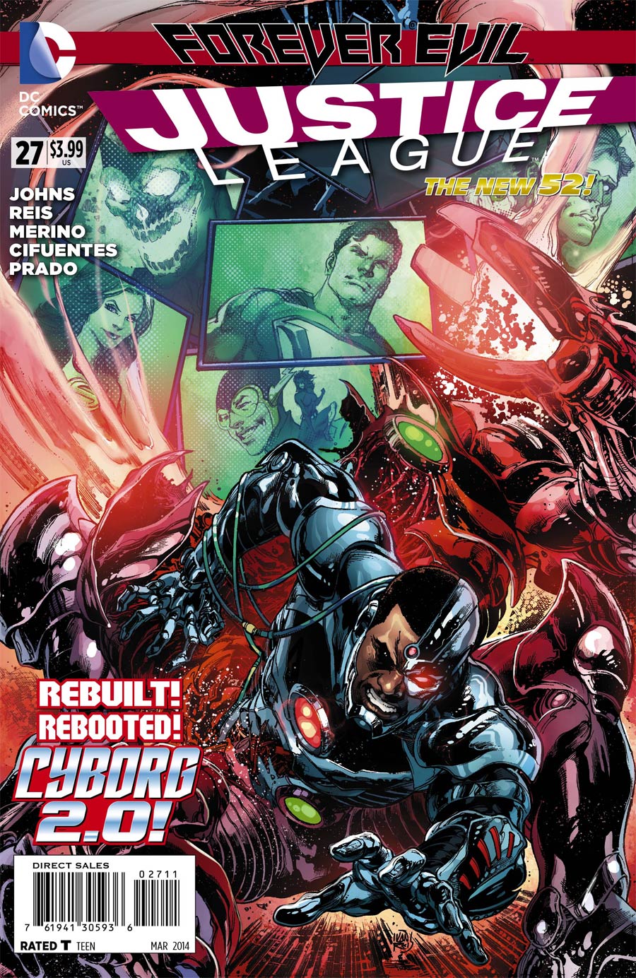 Justice League Vol 2 #27 Cover A Regular Ivan Reis Cover (Forever Evil Tie-In)