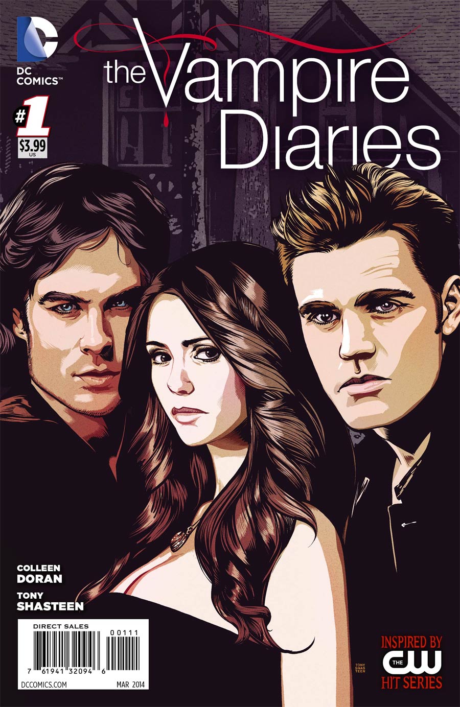 Vampire Diaries #1 Cover A Regular Tony Shasteen Cover