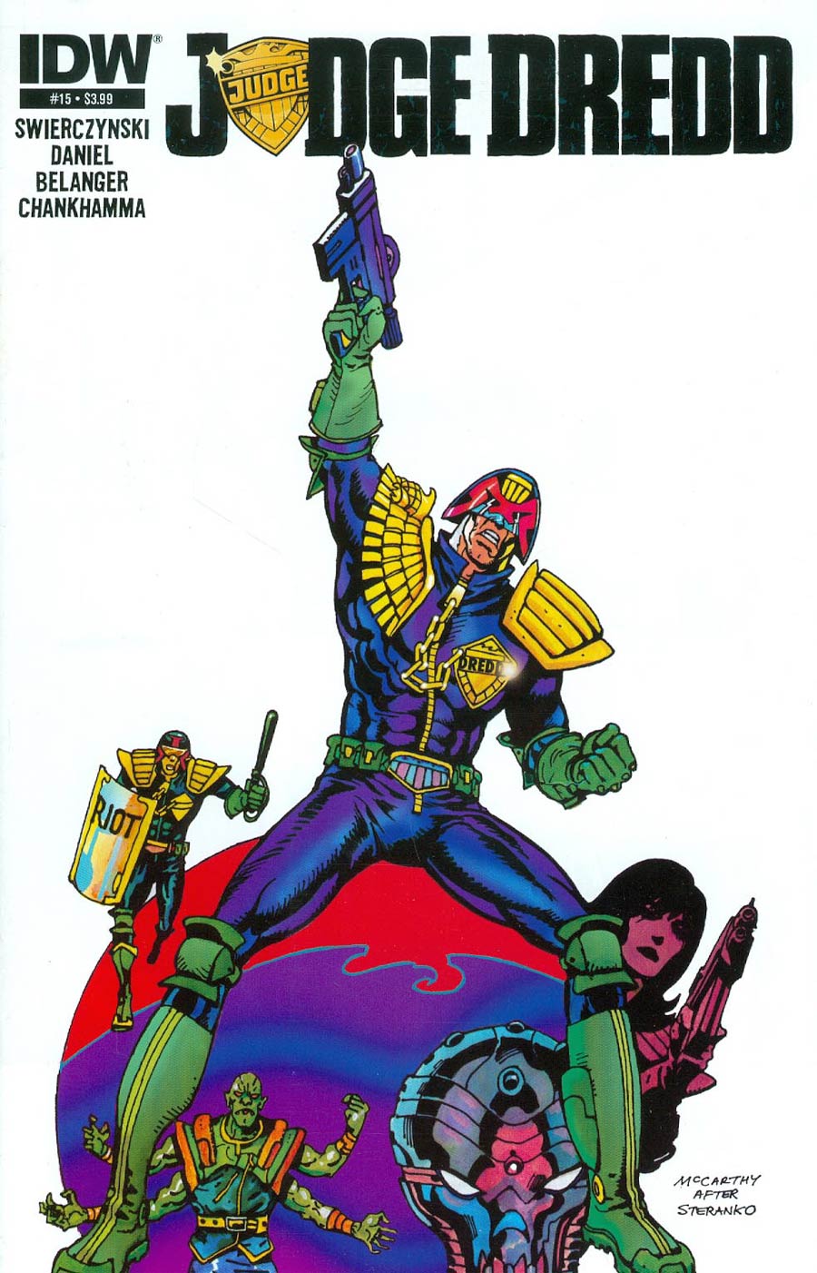 Judge Dredd Vol 4 #15 Cover A Regular Brendan McCarthy Cover