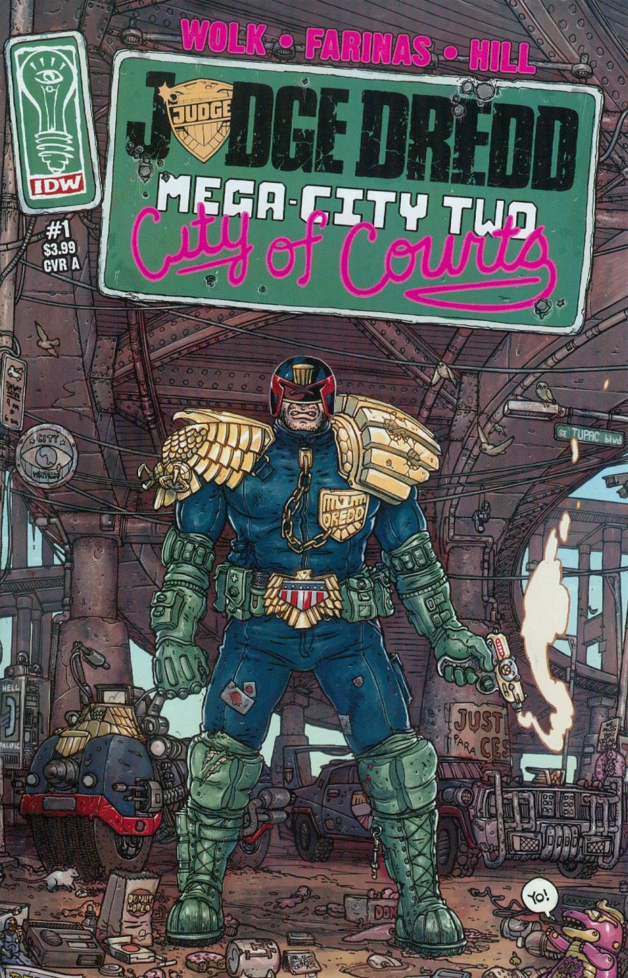 Judge Dredd Mega-City Two #1 Cover A Regular Ulises Farinas Cover