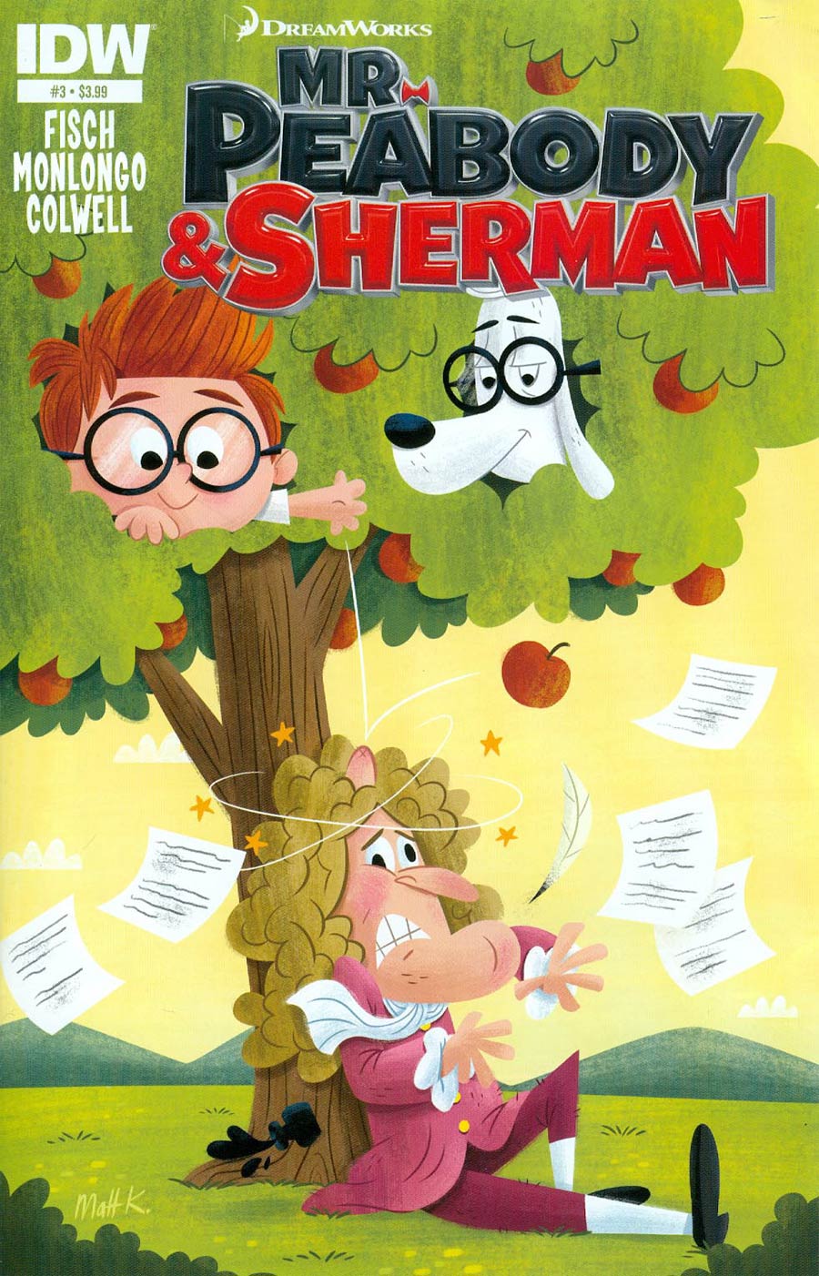 Mr Peabody & Sherman #3 Cover A Regular Matt Kaufenberg Cover