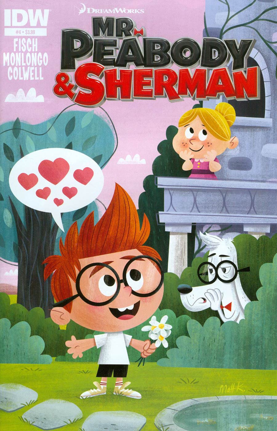 Mr Peabody & Sherman #4 Cover A Regular Matt Kaufenberg Cover