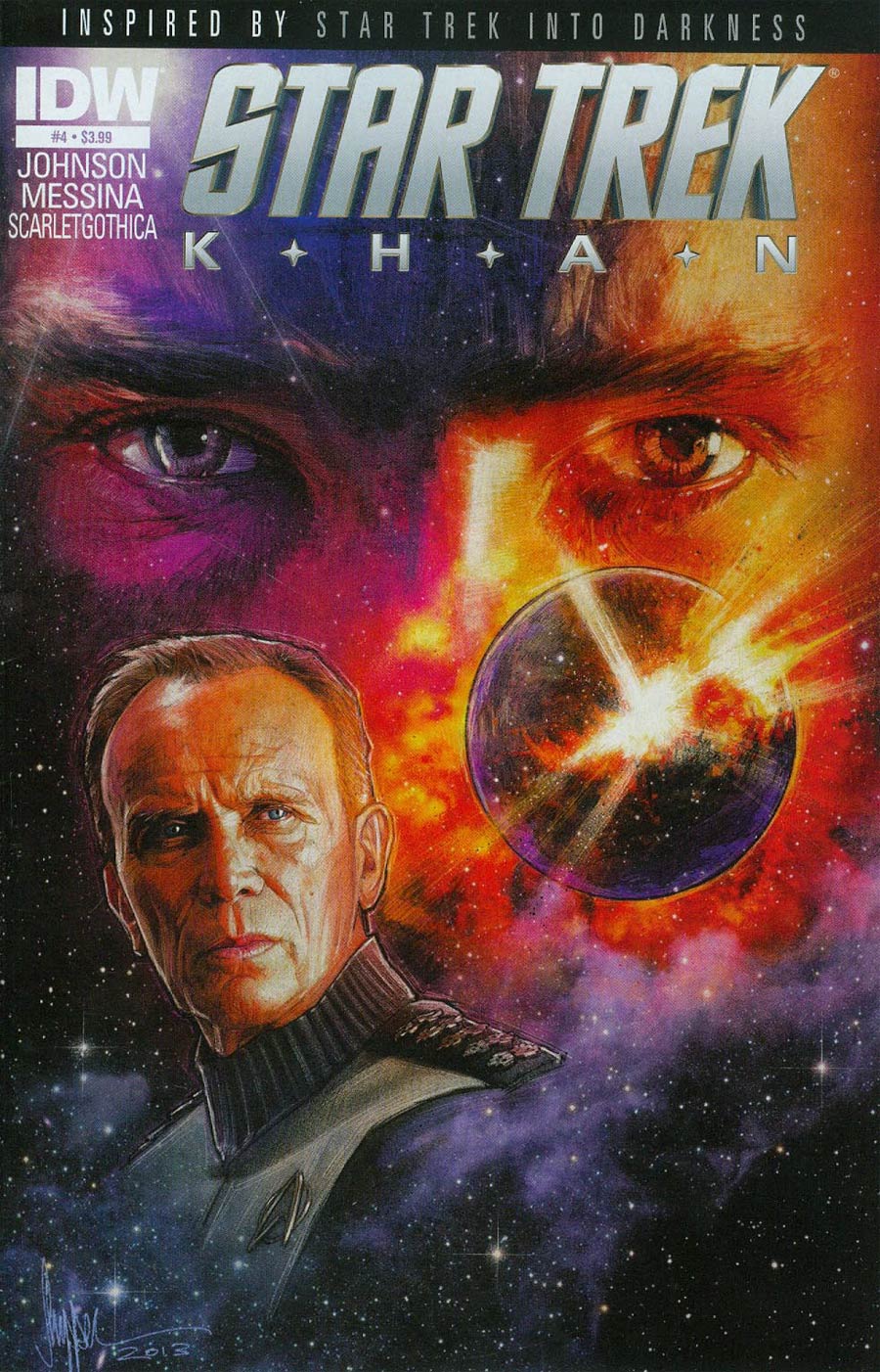 Star Trek Khan #4 Cover A Regular Paul Shipper Cover