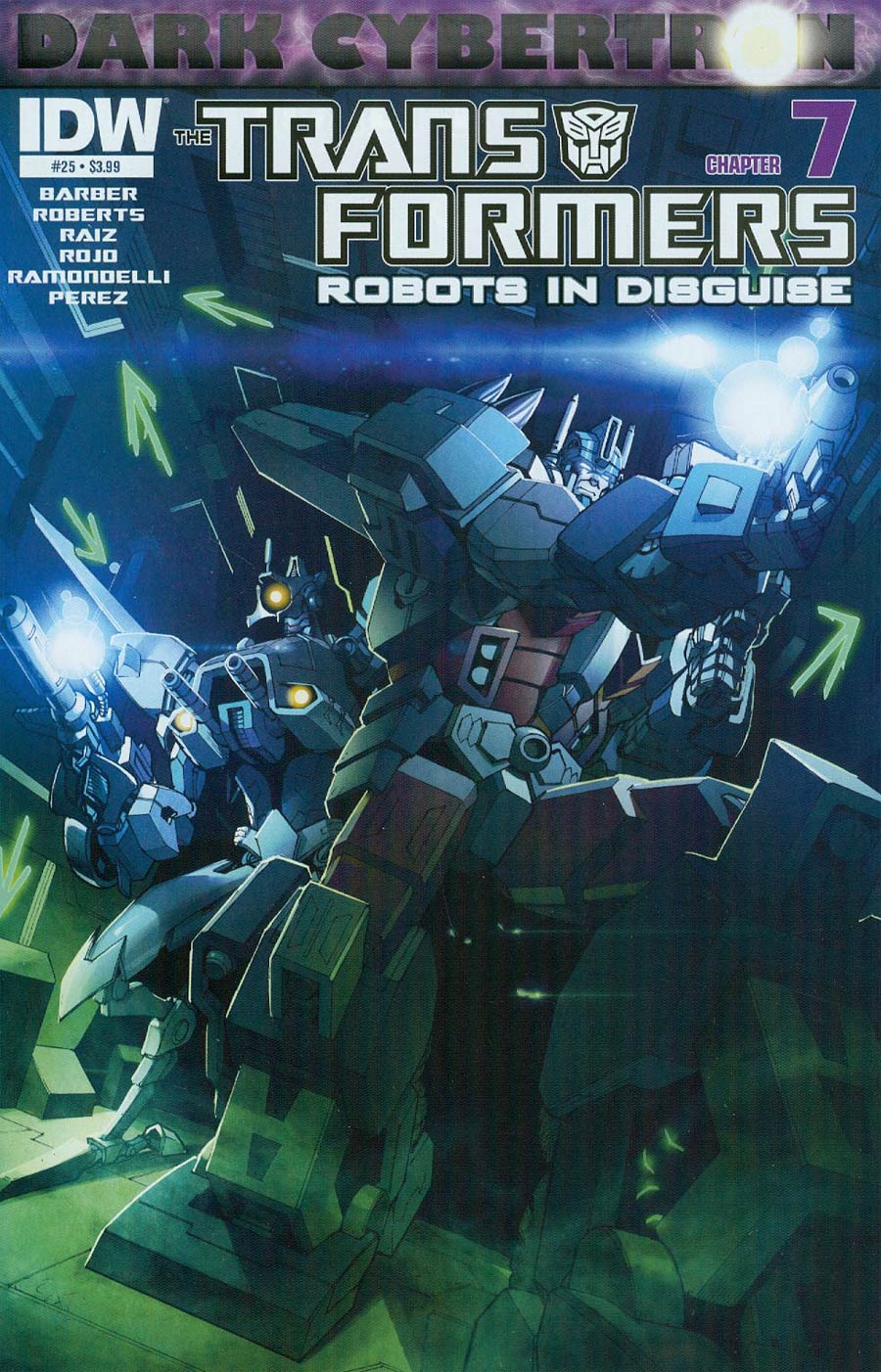 Transformers Robots In Disguise #25 Cover A Regular Casey Coller Cover (Dark Cybertron Part 7)