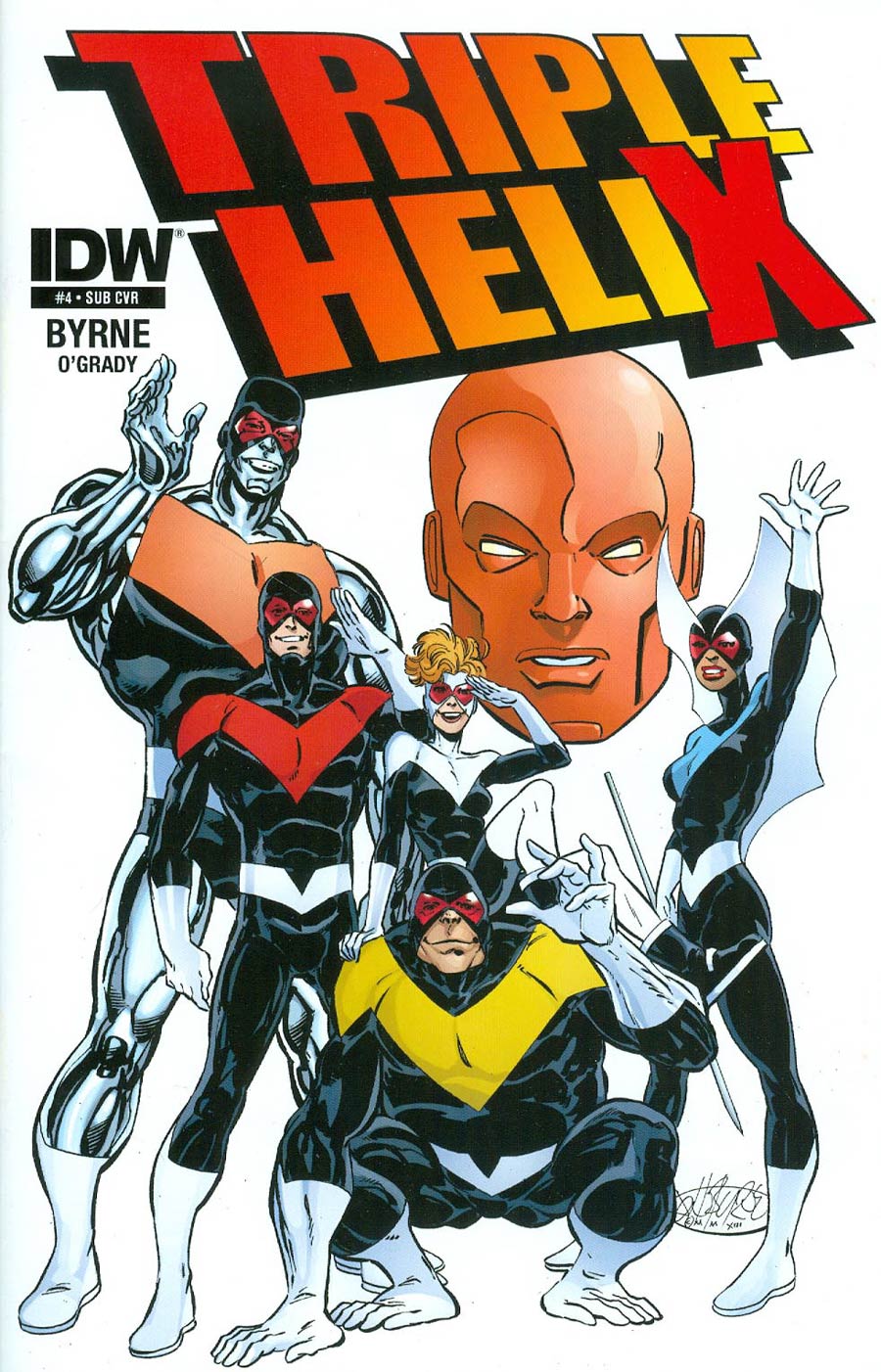 Triple Helix #4 Cover B Variant John Byrne Subscription Cover