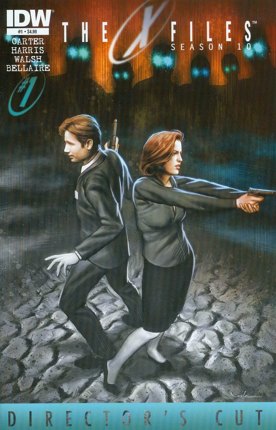 X-Files Season 10 #1 Cover J Directors Cut