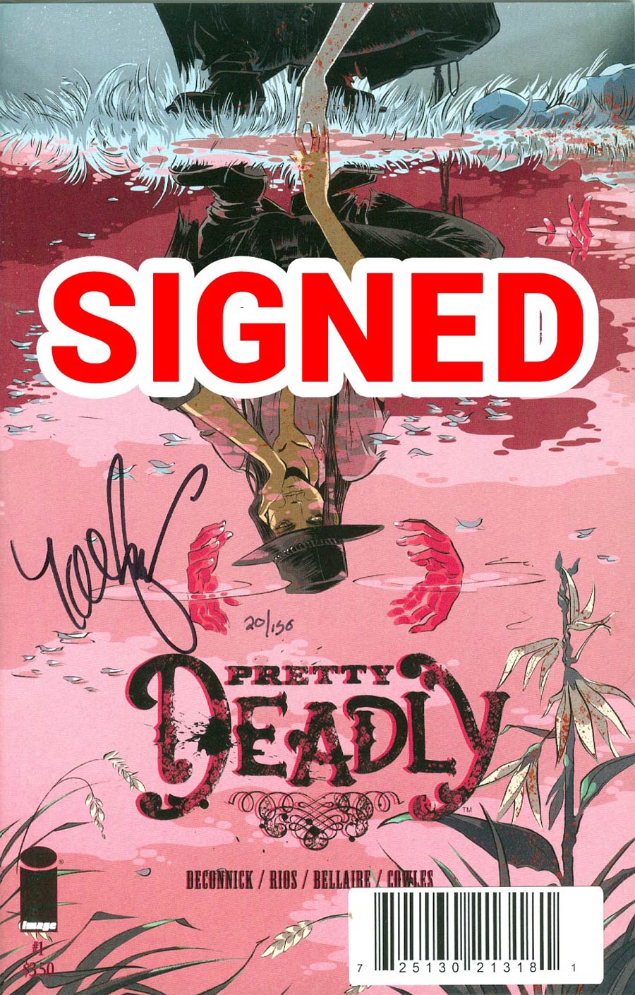 Pretty Deadly #1 Cover C DF Signed By Kelly Sue DeConnick