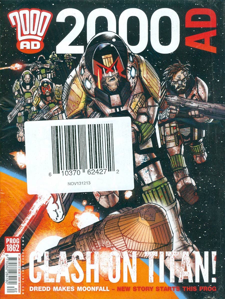 2000 AD #1862 - 1866 Pack January 2014