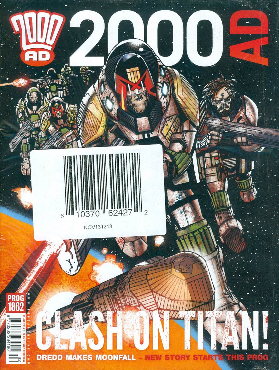 2000 AD #1862 - 1866 Pack January 2014