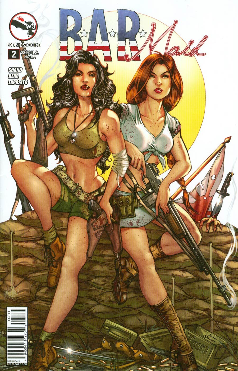 B.A.R. Maid #2 Cover A Billy Tucci