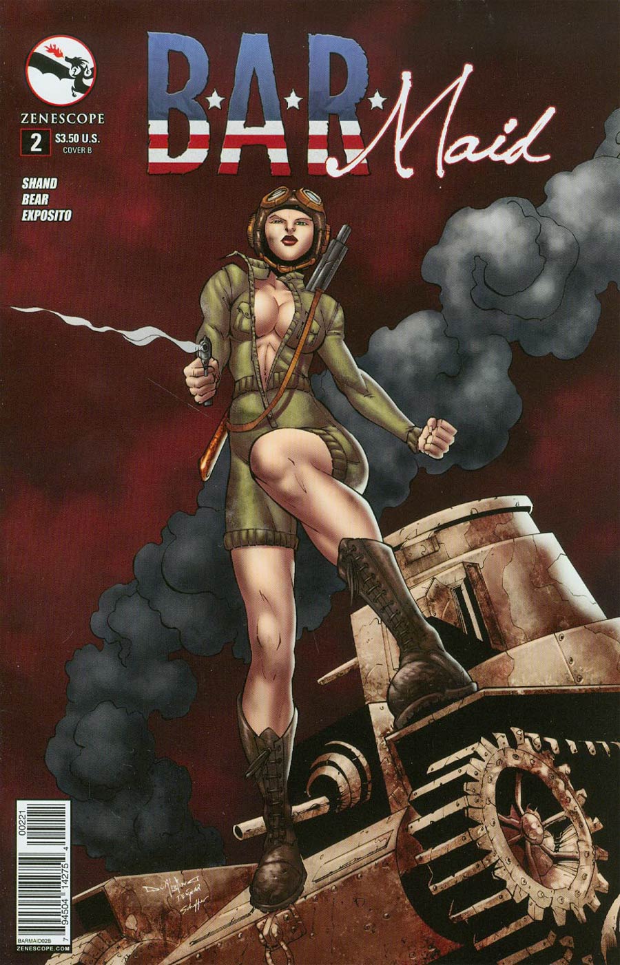 B.A.R. Maid #2 Cover B Pasquale Qualano