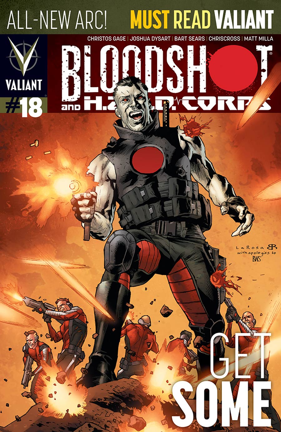 Bloodshot And H.A.R.D. Corps #18 Cover B Variant Lewis Larosa Pullbox Cover