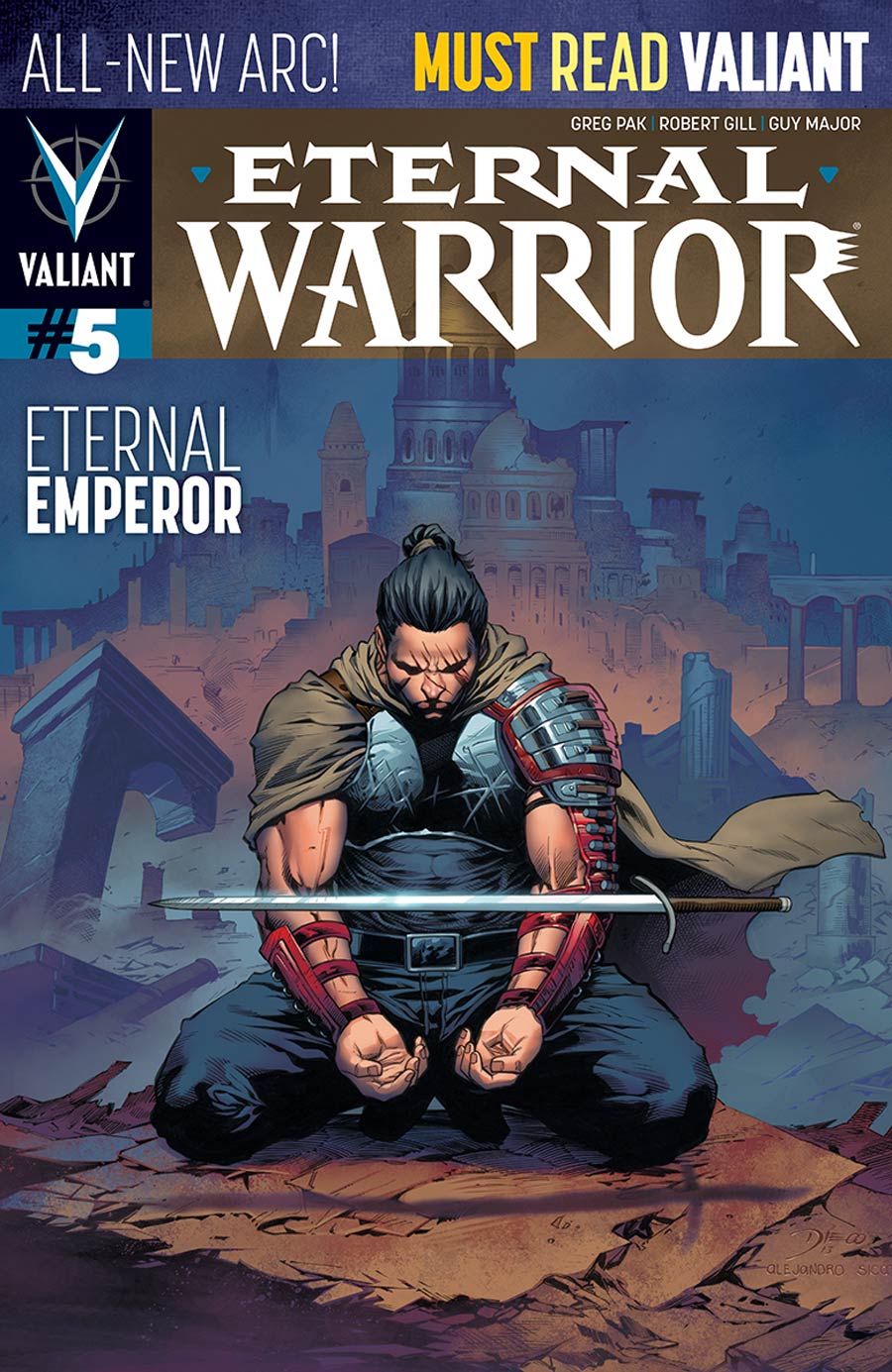 Eternal Warrior Vol 2 #5 Cover B Variant Diego Bernard Pullbox Cover
