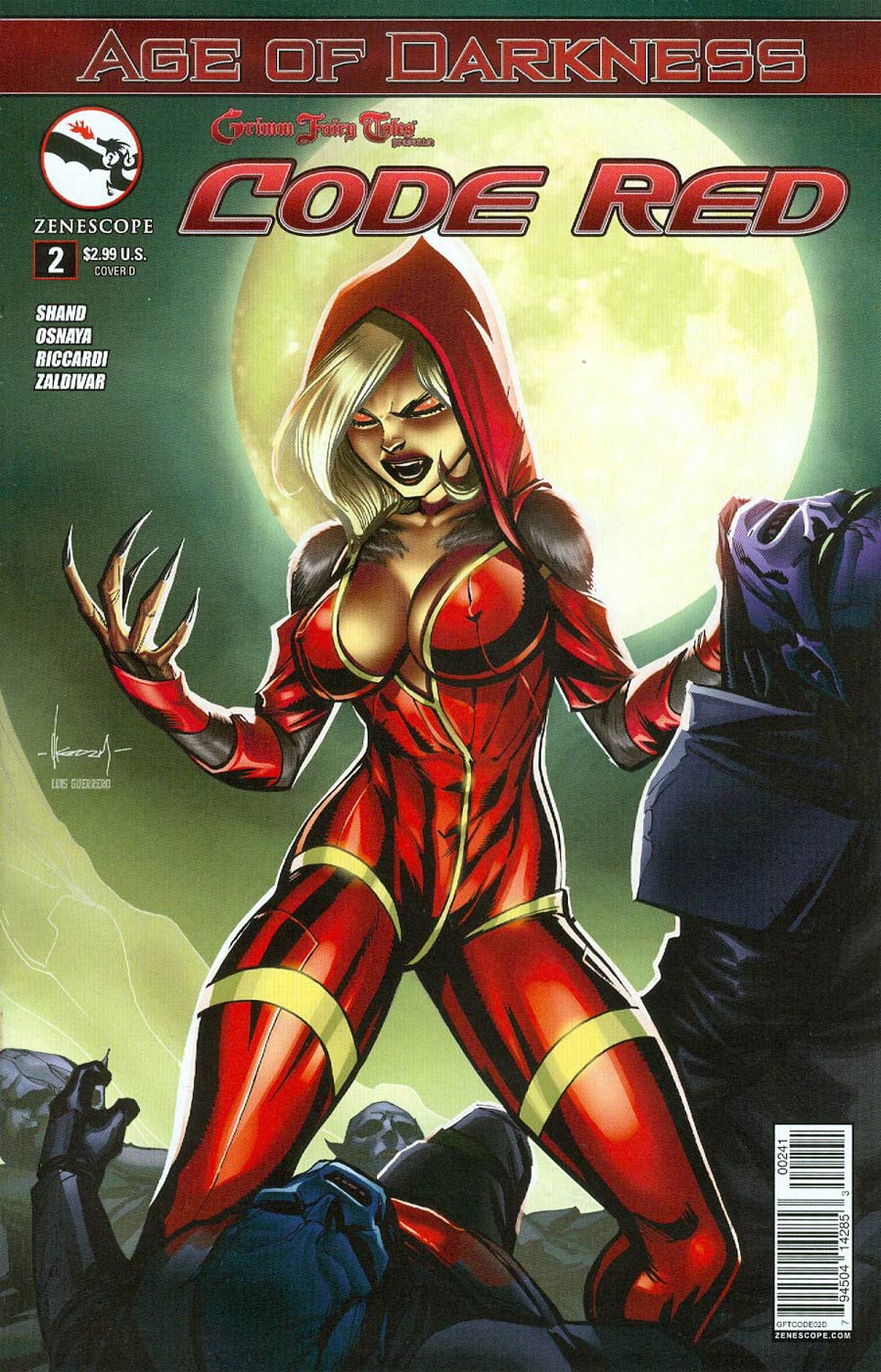 Grimm Fairy Tales Presents Code Red #2 Cover D Ale Garza (Age Of Darkness Tie-In)