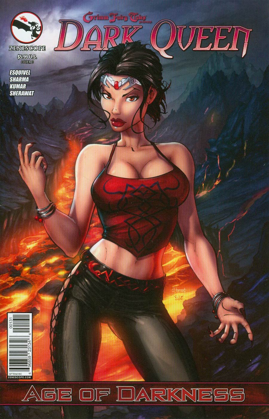 Grimm Fairy Tales Presents Dark Queen Cover C Chris Ehnot (Age Of Darkness Tie-In)