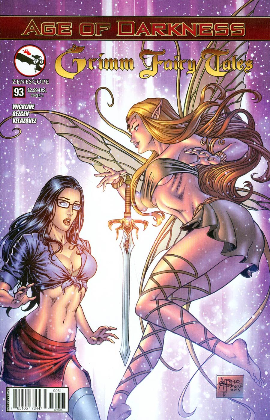 Grimm Fairy Tales #93 Cover A Alfredo Reyes (Age Of Darkness Tie-In)