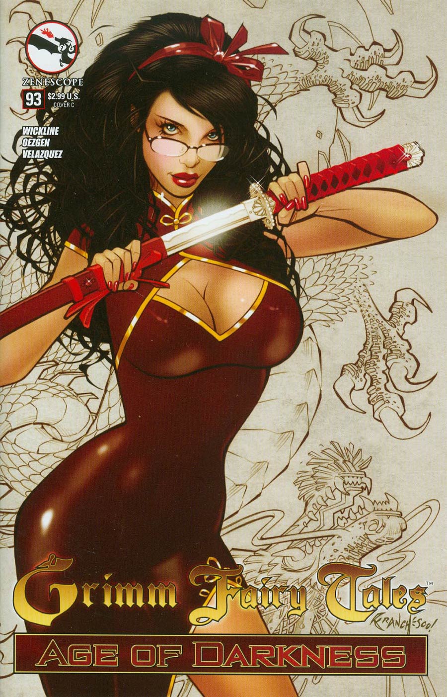 Grimm Fairy Tales #93 Cover C Franchesco  (Age Of Darkness Tie-In)