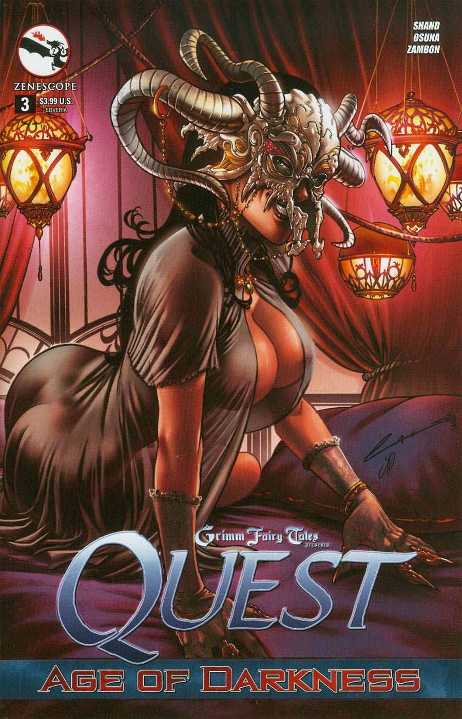 Grimm Fairy Tales Presents Quest #3 Cover A Emilio Laiso (Age Of Darkness Tie-In)