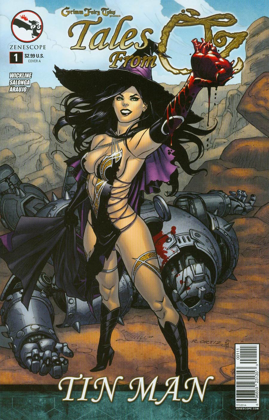 Grimm Fairy Tales Presents Tales From Oz #1 Tin Man Cover A Richard Ortiz