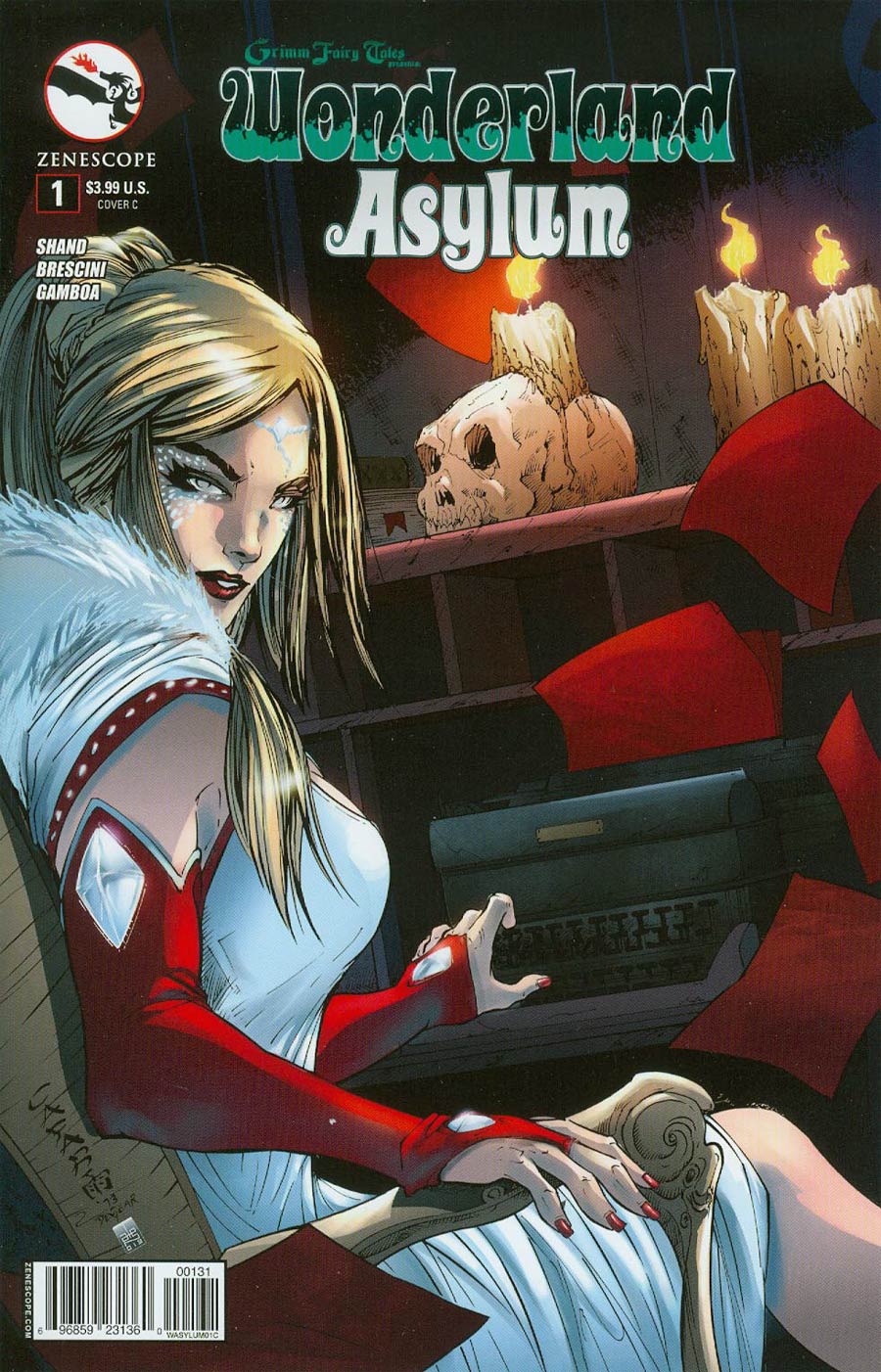 Grimm Fairy Tales Presents Wonderland Asylum #1 Cover C Giuseppe Cafaro