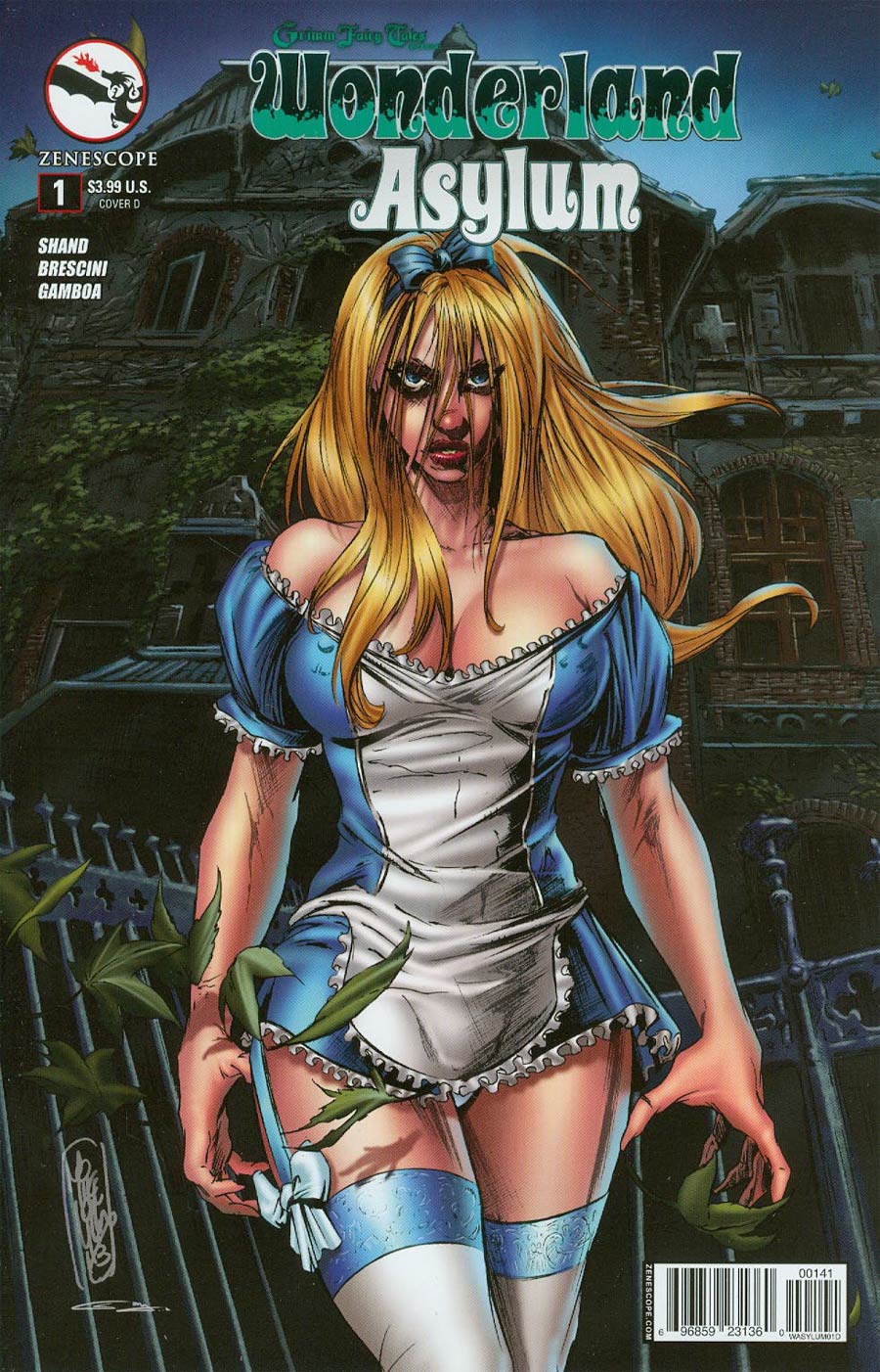 Grimm Fairy Tales Presents Wonderland Asylum #1 Cover D Mike Lilly