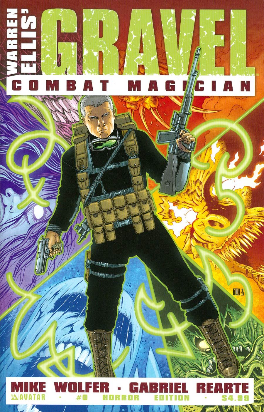 Gravel Combat Magician #0 Cover C Horror Cover