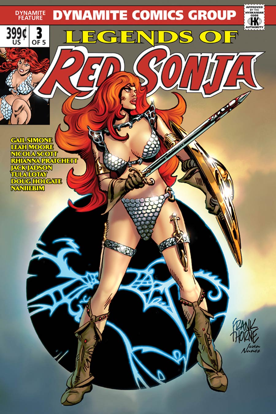 Legends Of Red Sonja #3 Cover B Variant Frank Thorne Subscription Cover