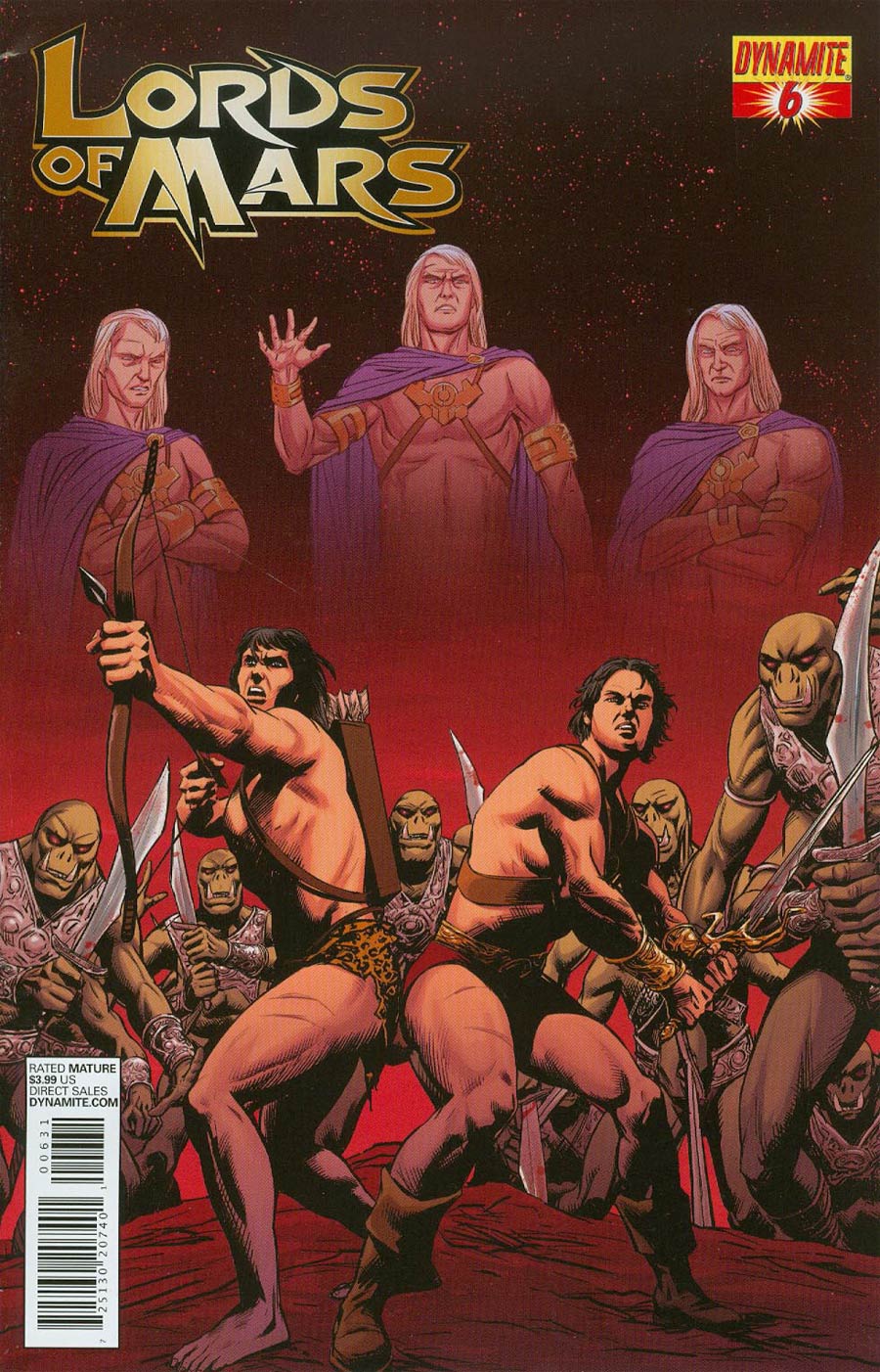 Lords Of Mars #6 Cover B Variant Jose Malaga Subscription Cover