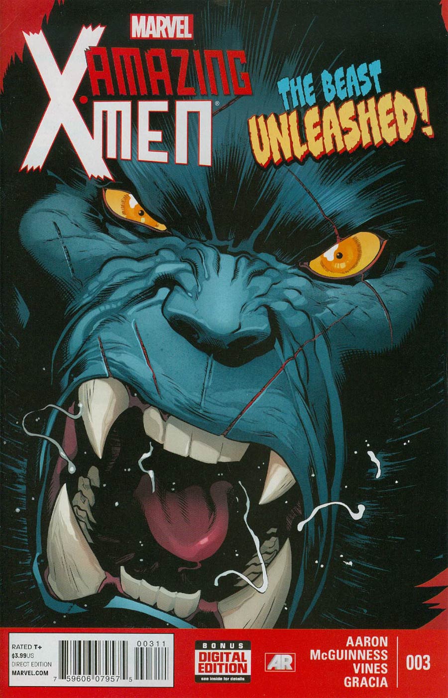 Amazing X-Men Vol 2 #3 Cover A 1st Ptg Regular Ed McGuinness Cover