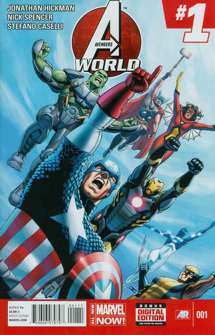 Avengers World #1 Cover A 1st Ptg Regular John Cassaday Cover