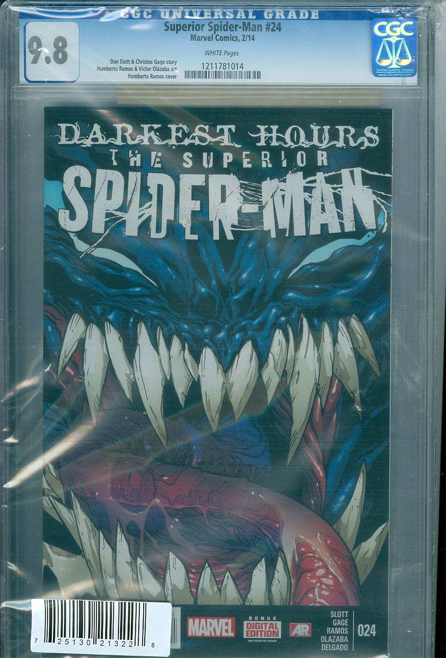 Superior Spider-Man #24 Cover C DF CGC 9.8
