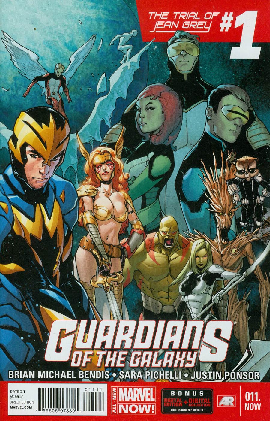 Guardians Of The Galaxy Vol 3 #11 NOW Cover A 1st Ptg Regular Sara Pichelli Cover (Trial Of Jean Grey Part 2)