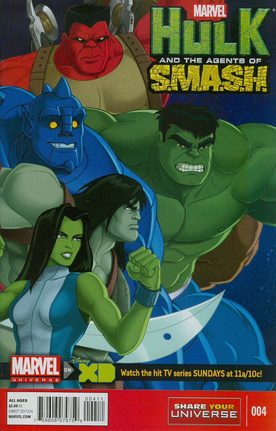 Marvel Universe Hulk And The Agents Of S.M.A.S.H. #4