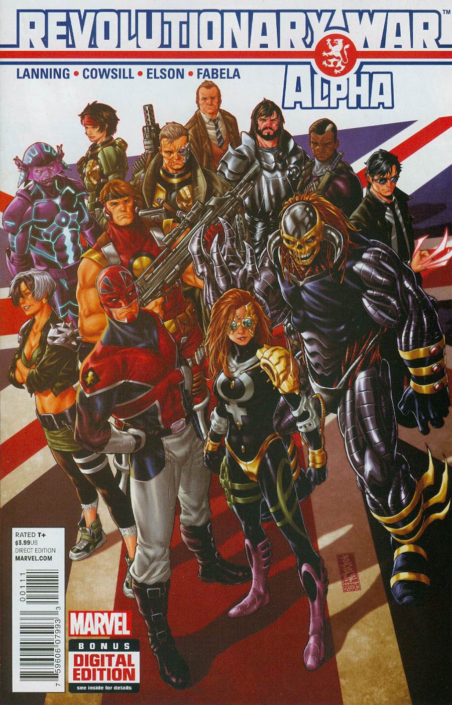 Revolutionary War Alpha #1 Cover A Regular Mark Brooks Cover (Revolutionary War Part 1)